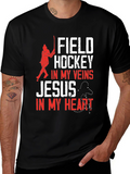 Field Hockey & Jesus T-Shirt