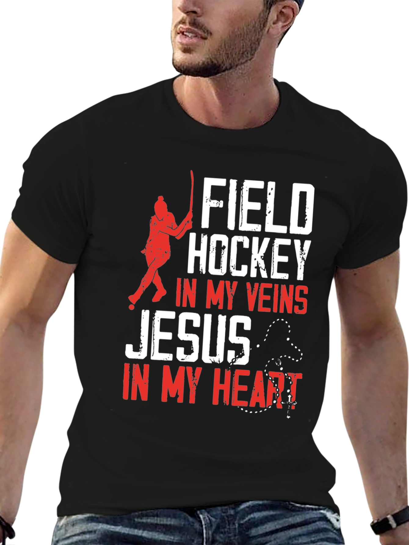 Field Hockey & Jesus T-Shirt