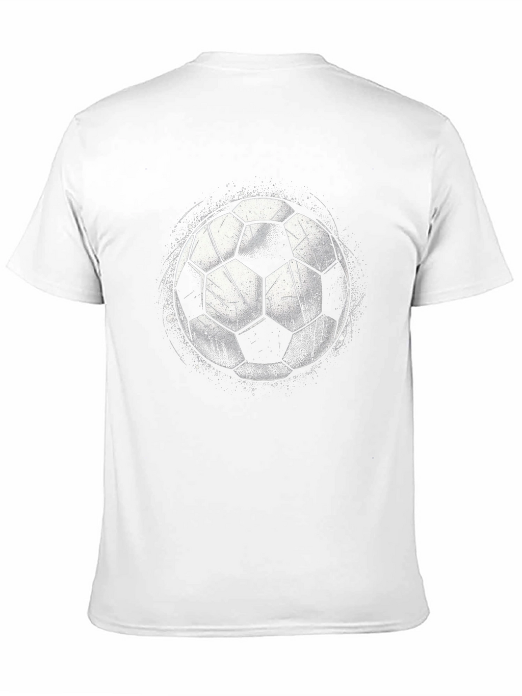 Soccer Ball Graphic T-Shirt - Black