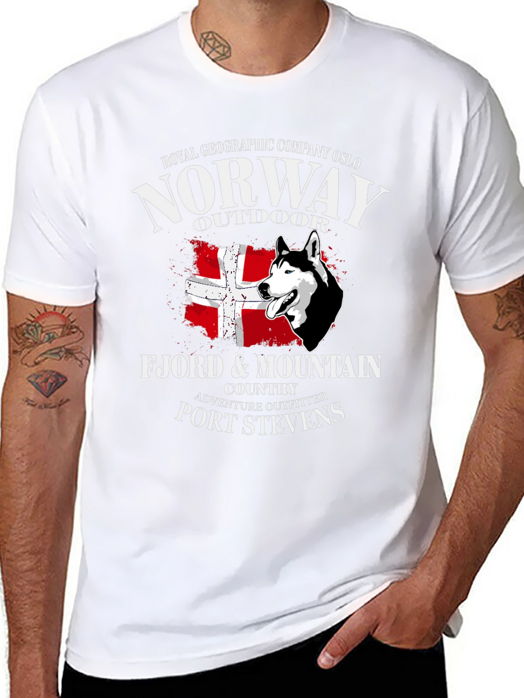 Norway Outdoor T-Shirt - Royal Geographic Company