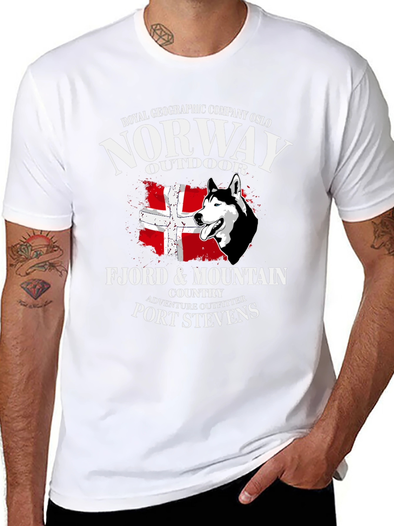 Norway Outdoor T-Shirt - Royal Geographic Company