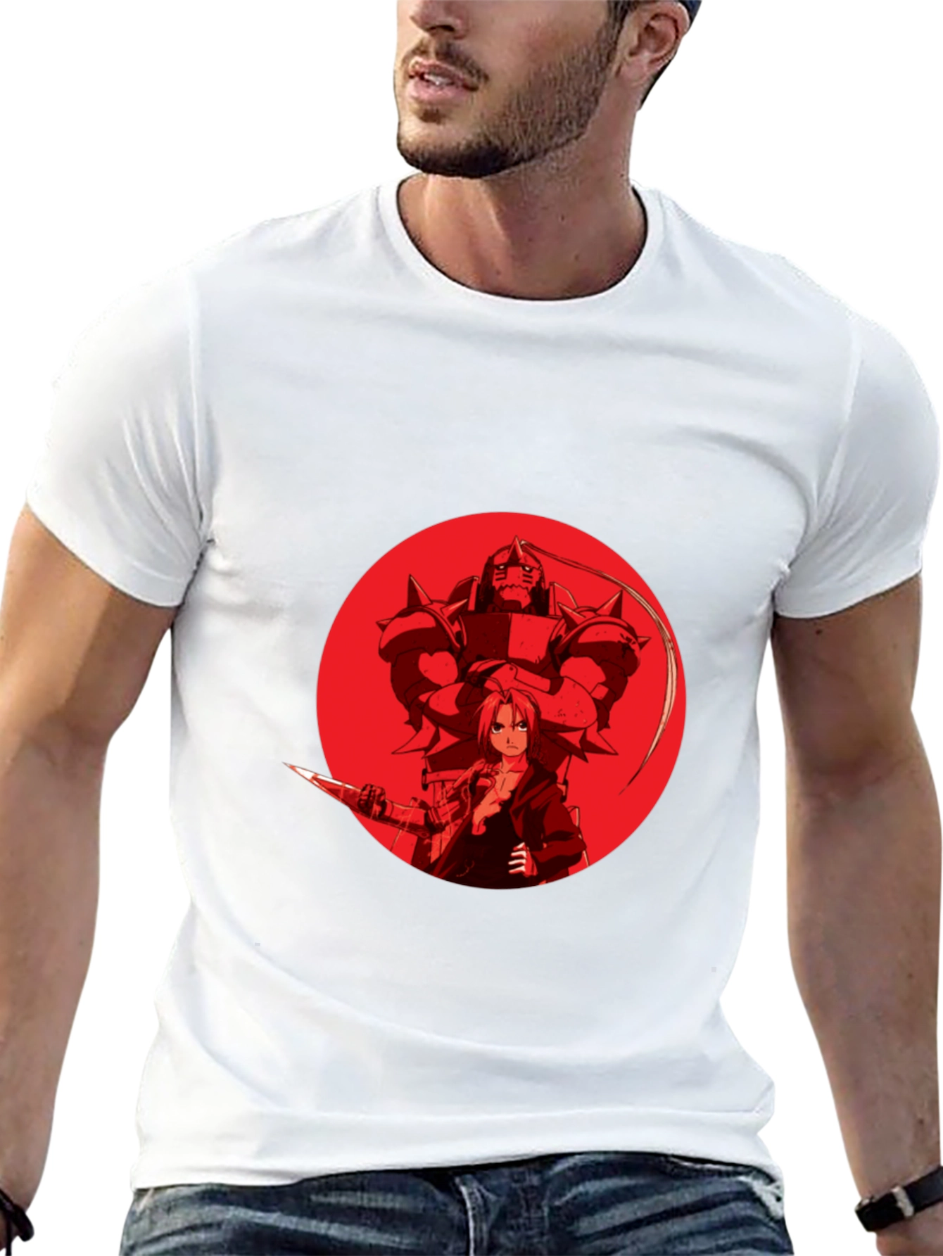 Anime Graphic Tee - Fullmetal Alchemist T-Shirt