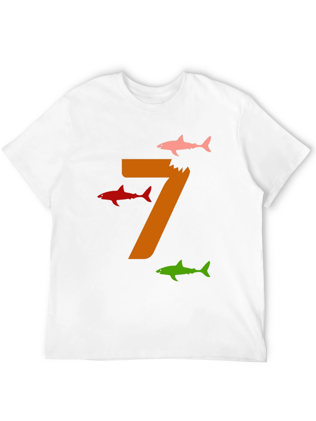 Shark Number 7 Graphic Tee