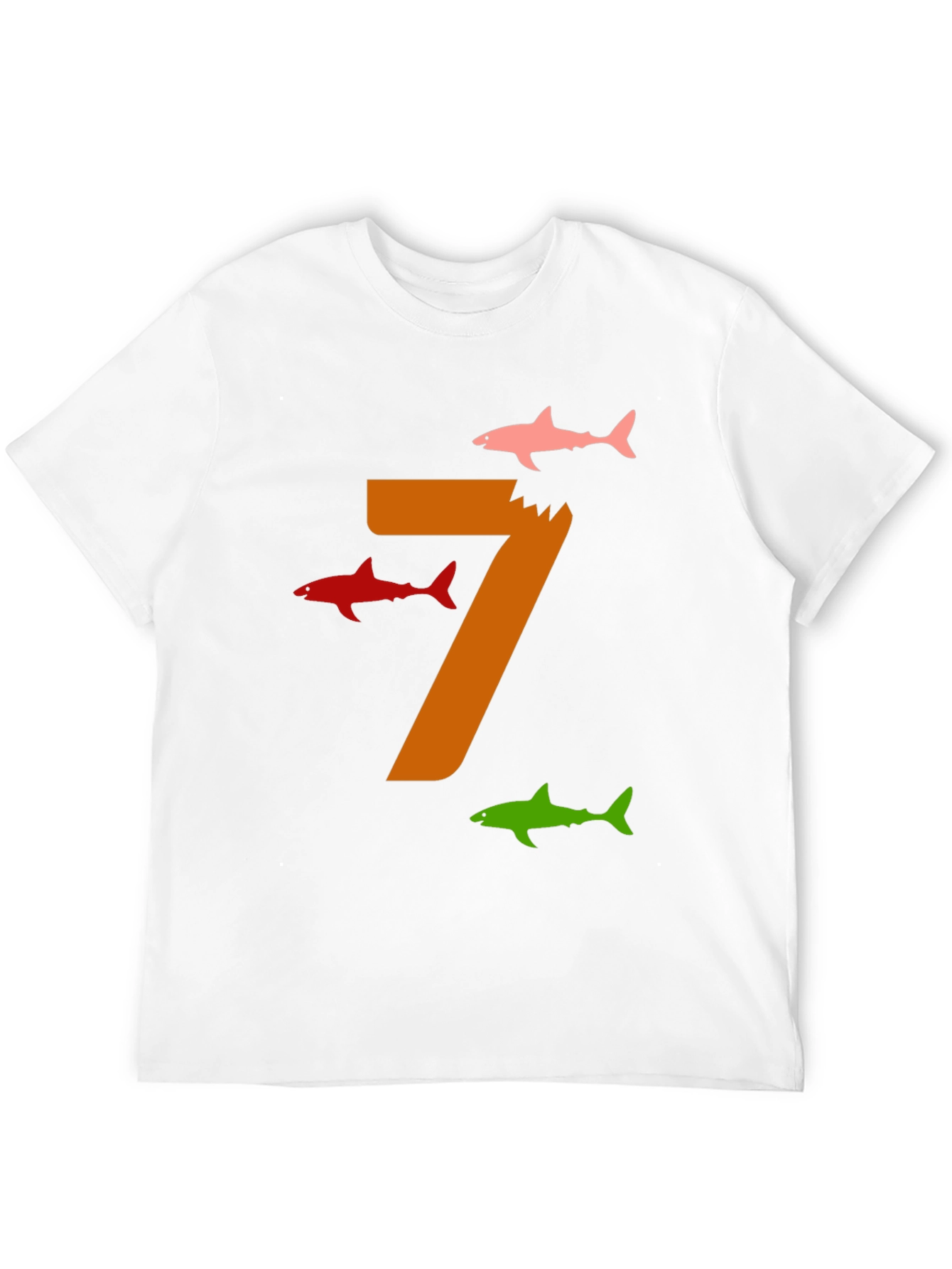 Shark Number 7 Graphic Tee