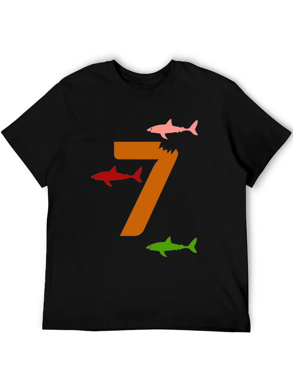 Shark Number 7 Graphic Tee