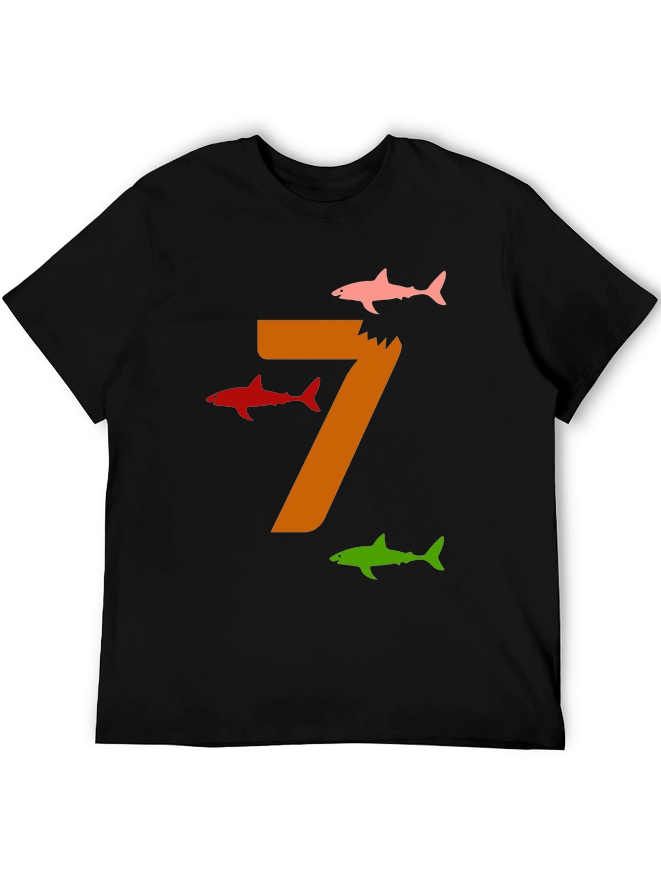 Shark Number 7 Graphic Tee
