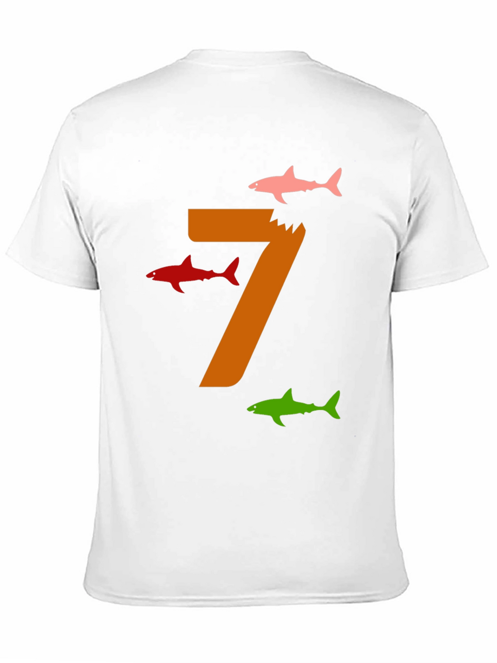 Shark Number 7 Graphic Tee