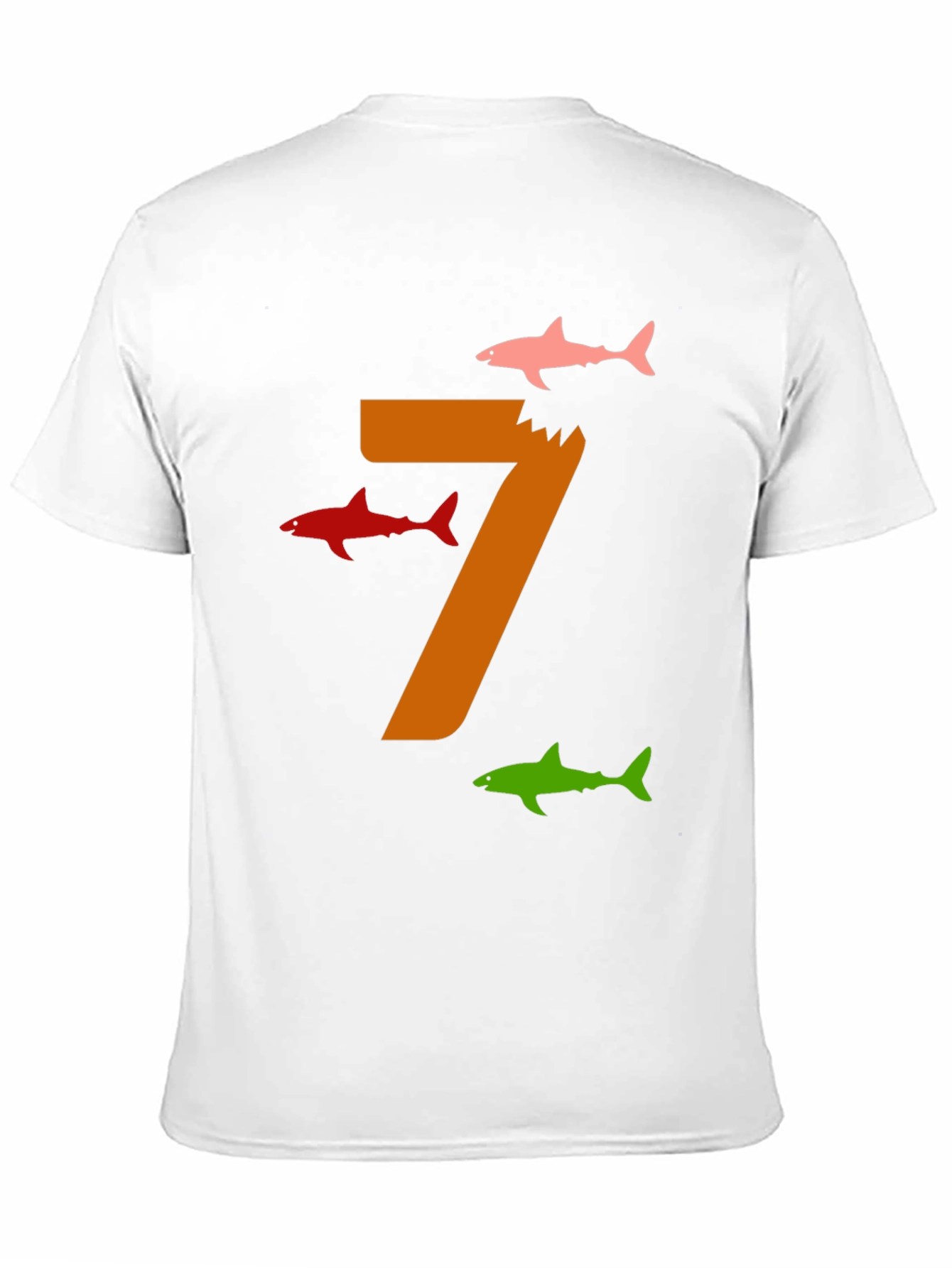 Shark Number 7 Graphic Tee