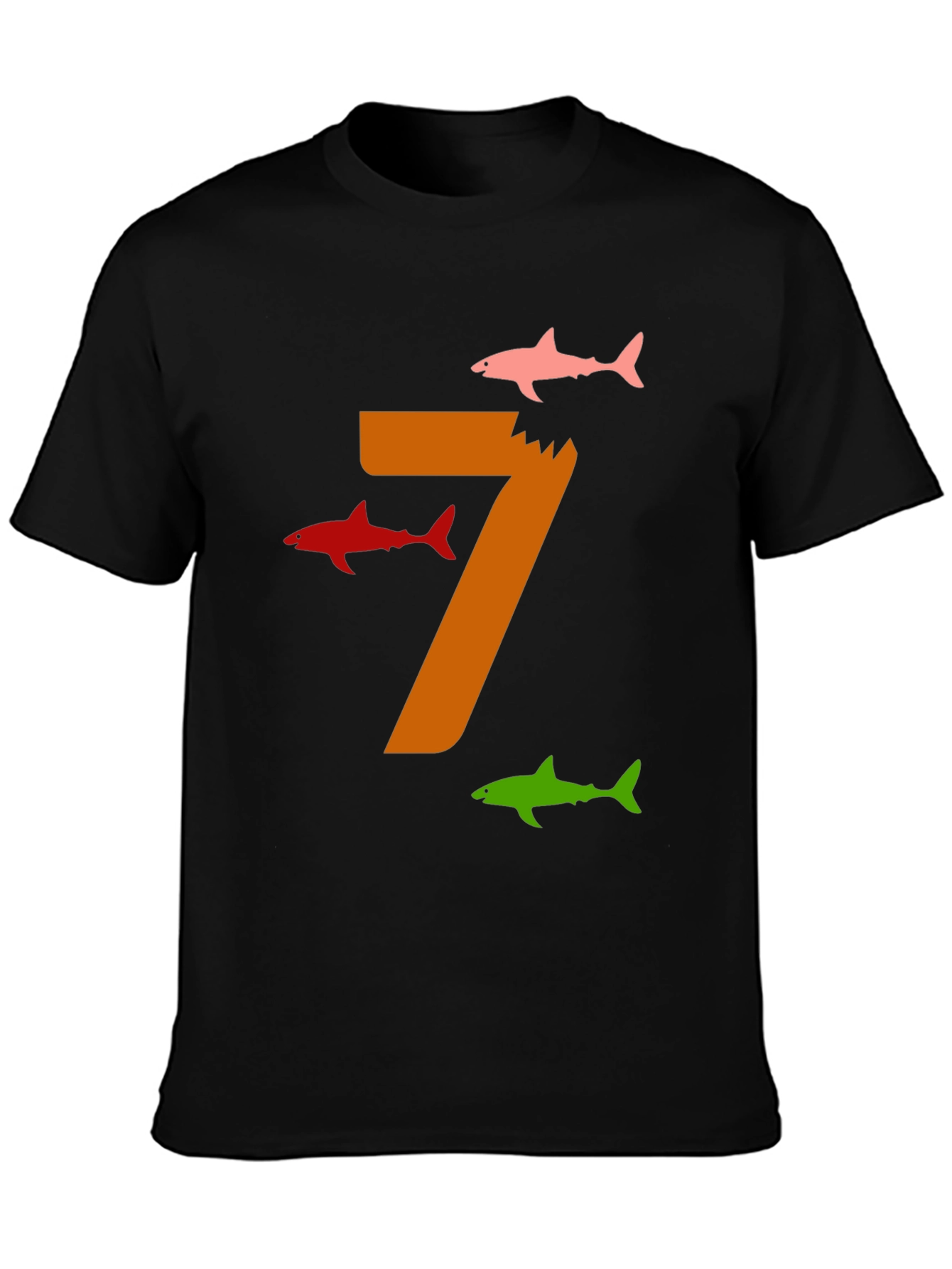 Shark Number 7 Graphic Tee