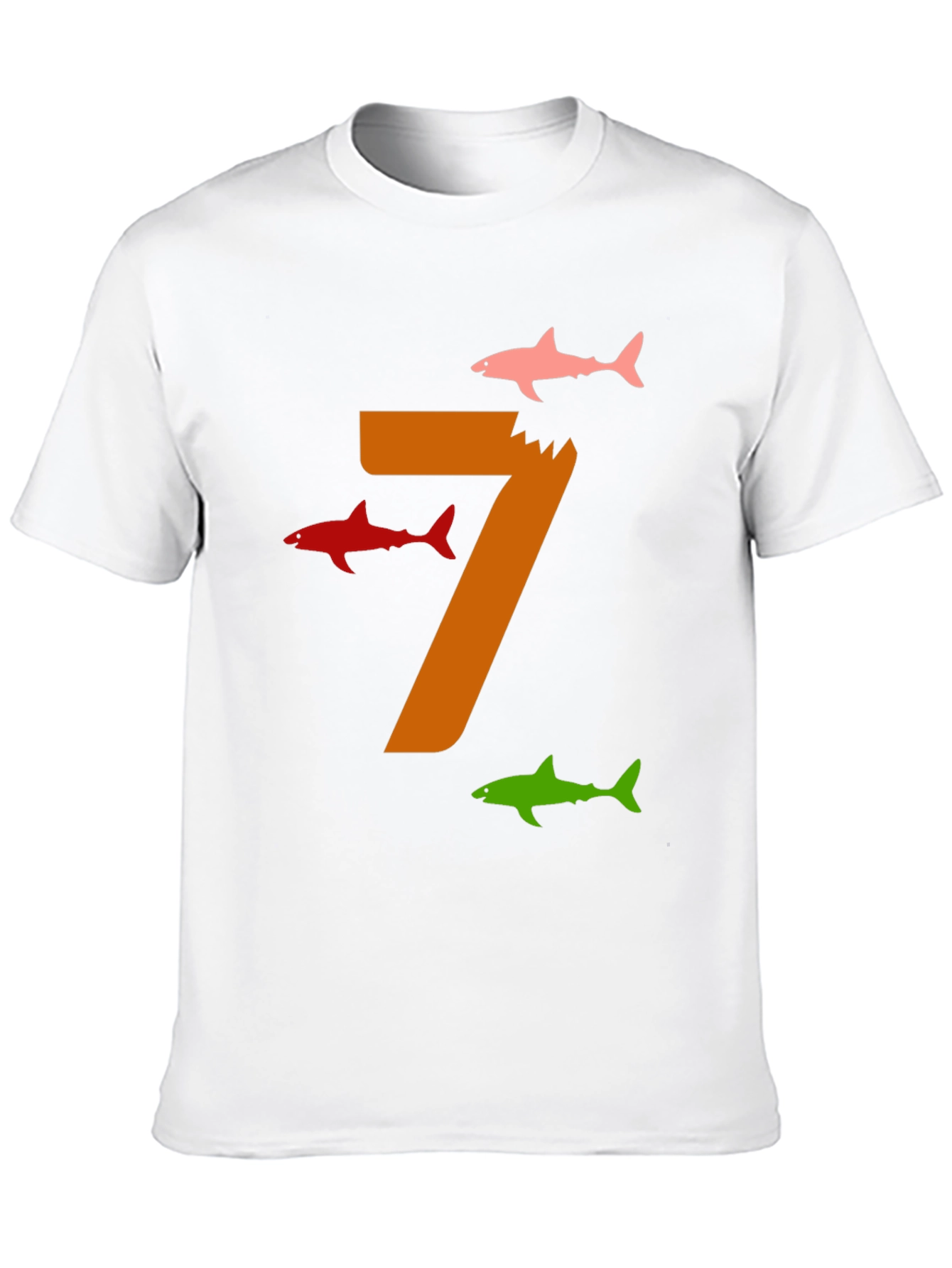 Shark Number 7 Graphic Tee