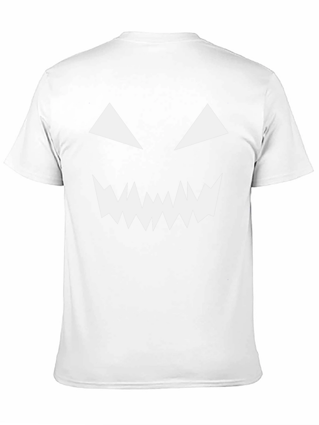 Spooky Face Black T-Shirt