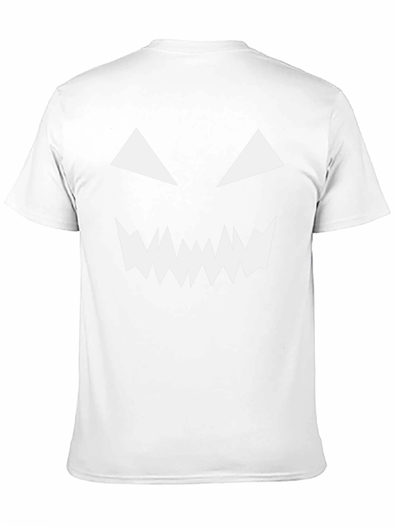 Spooky Face Black T-Shirt