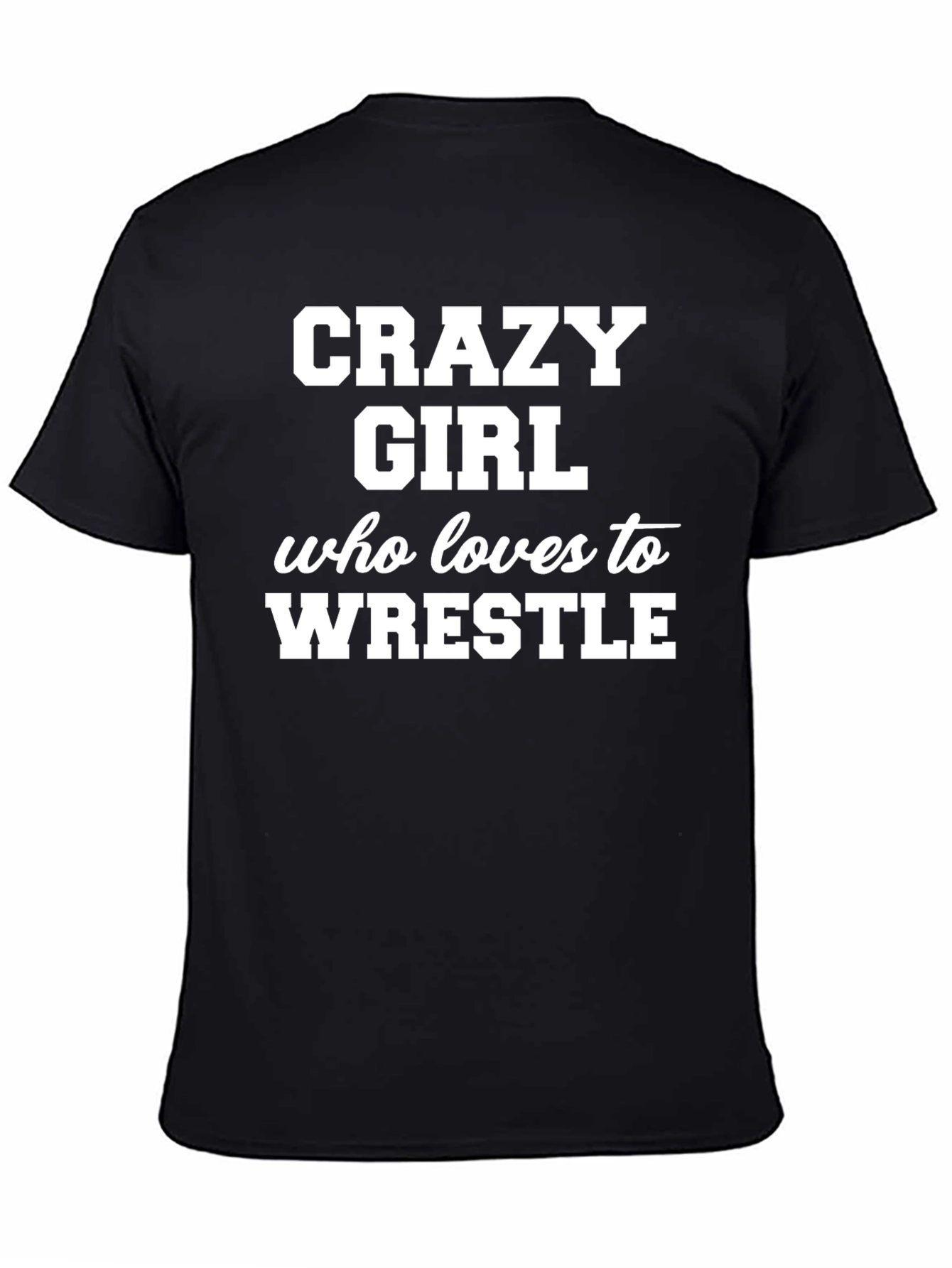 Crazy Girl Wrestling T-Shirt