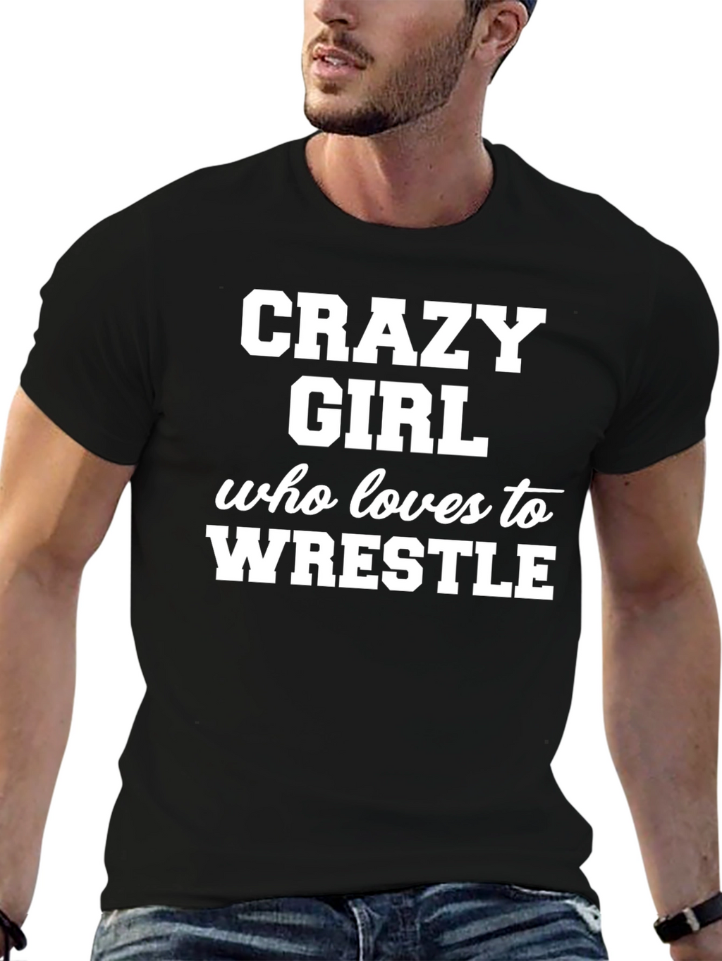 Crazy Girl Wrestling T-Shirt
