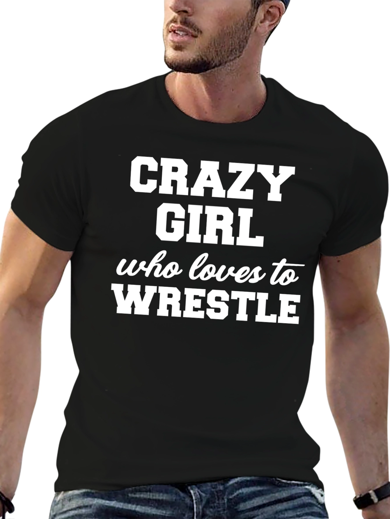 Crazy Girl Wrestling T-Shirt