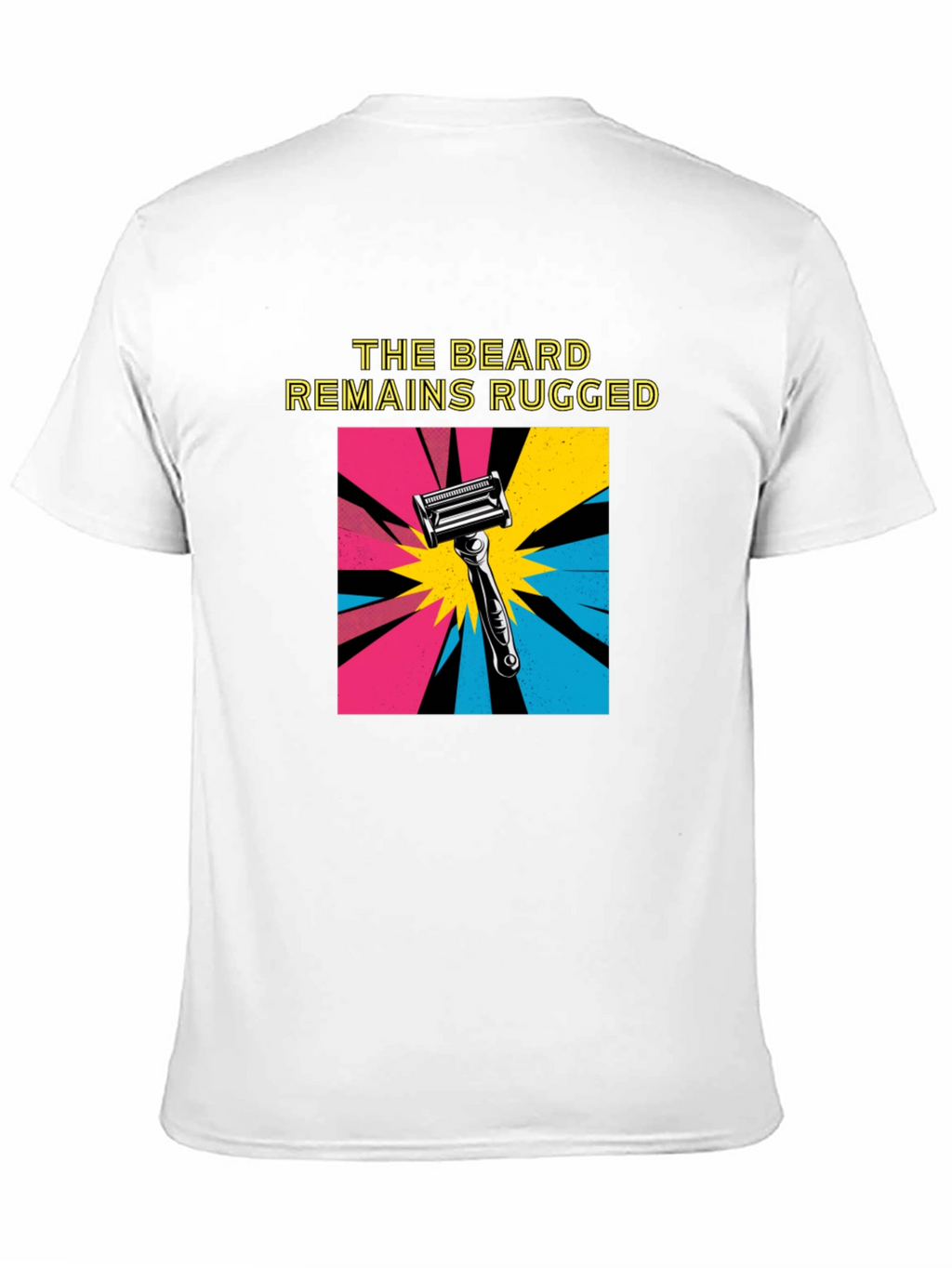 The Beard Remains Rugged T-Shirt - Black