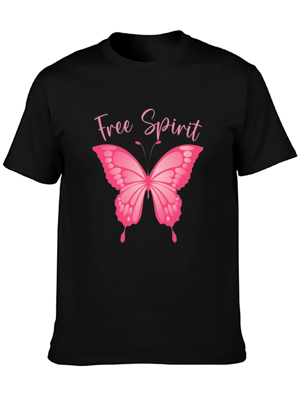 Free Spirit Butterfly Graphic T-Shirt