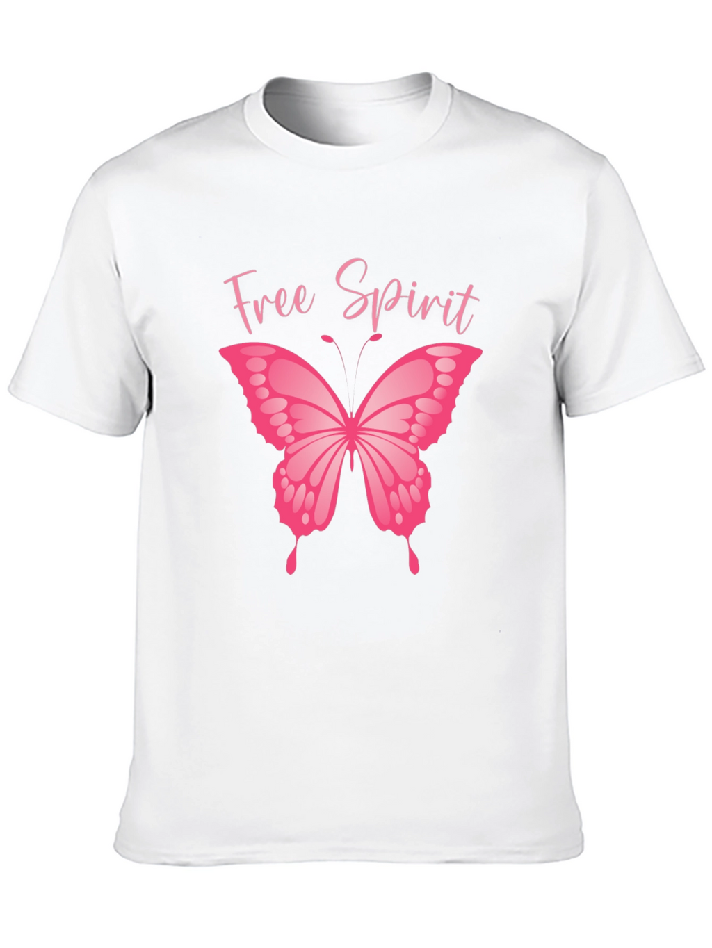 Free Spirit Butterfly Graphic T-Shirt