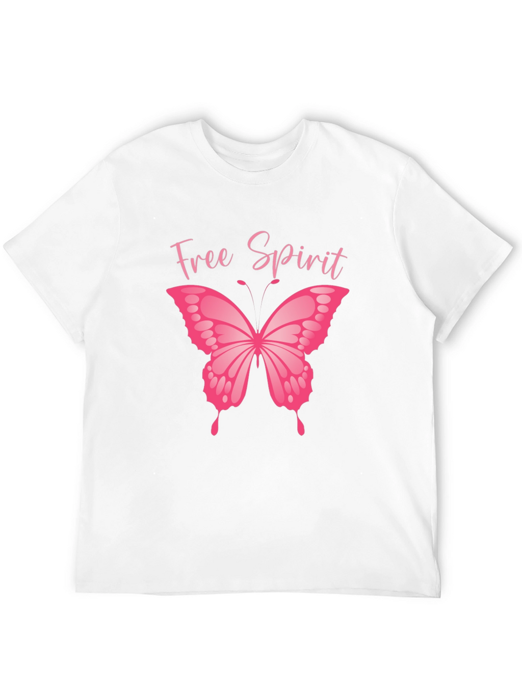 Free Spirit Butterfly Graphic T-Shirt