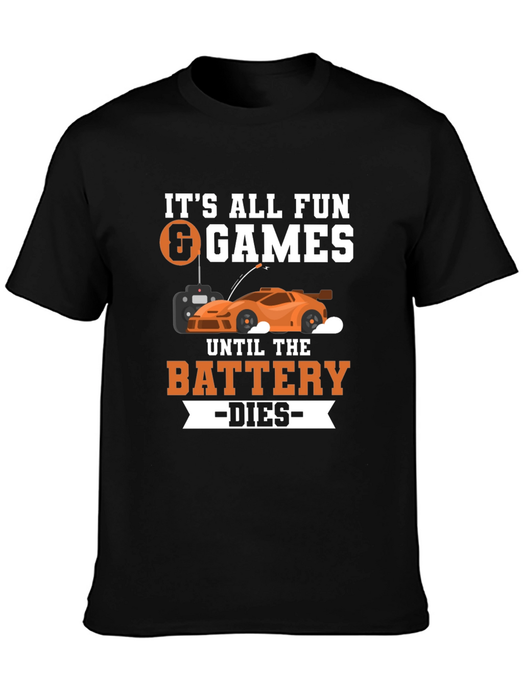 Fun & Games RC Car Battery T-Shirt