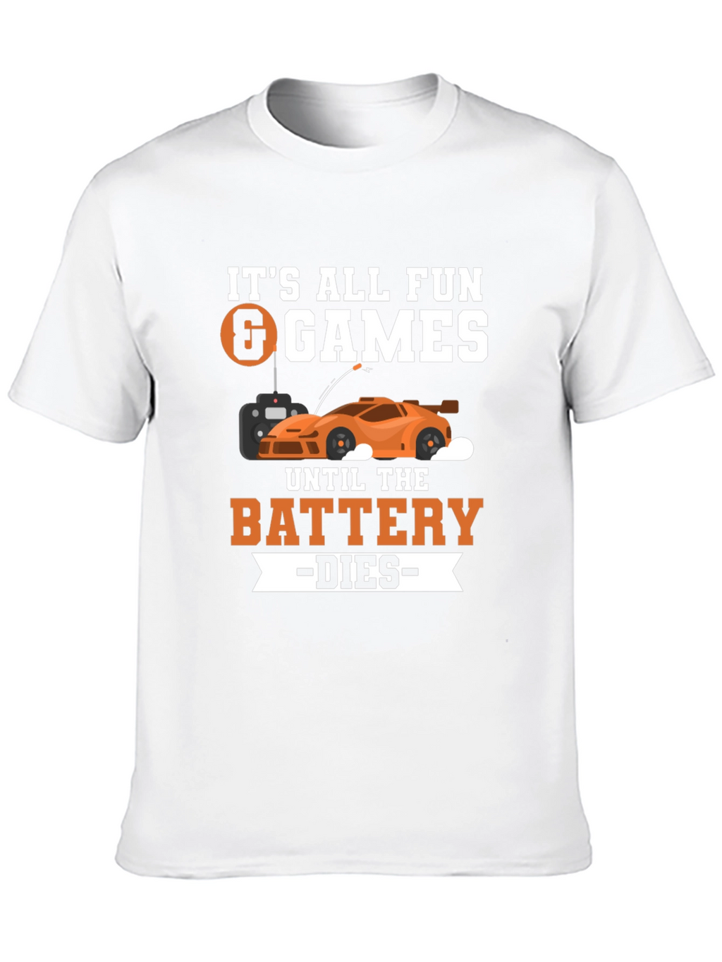 Fun & Games RC Car Battery T-Shirt