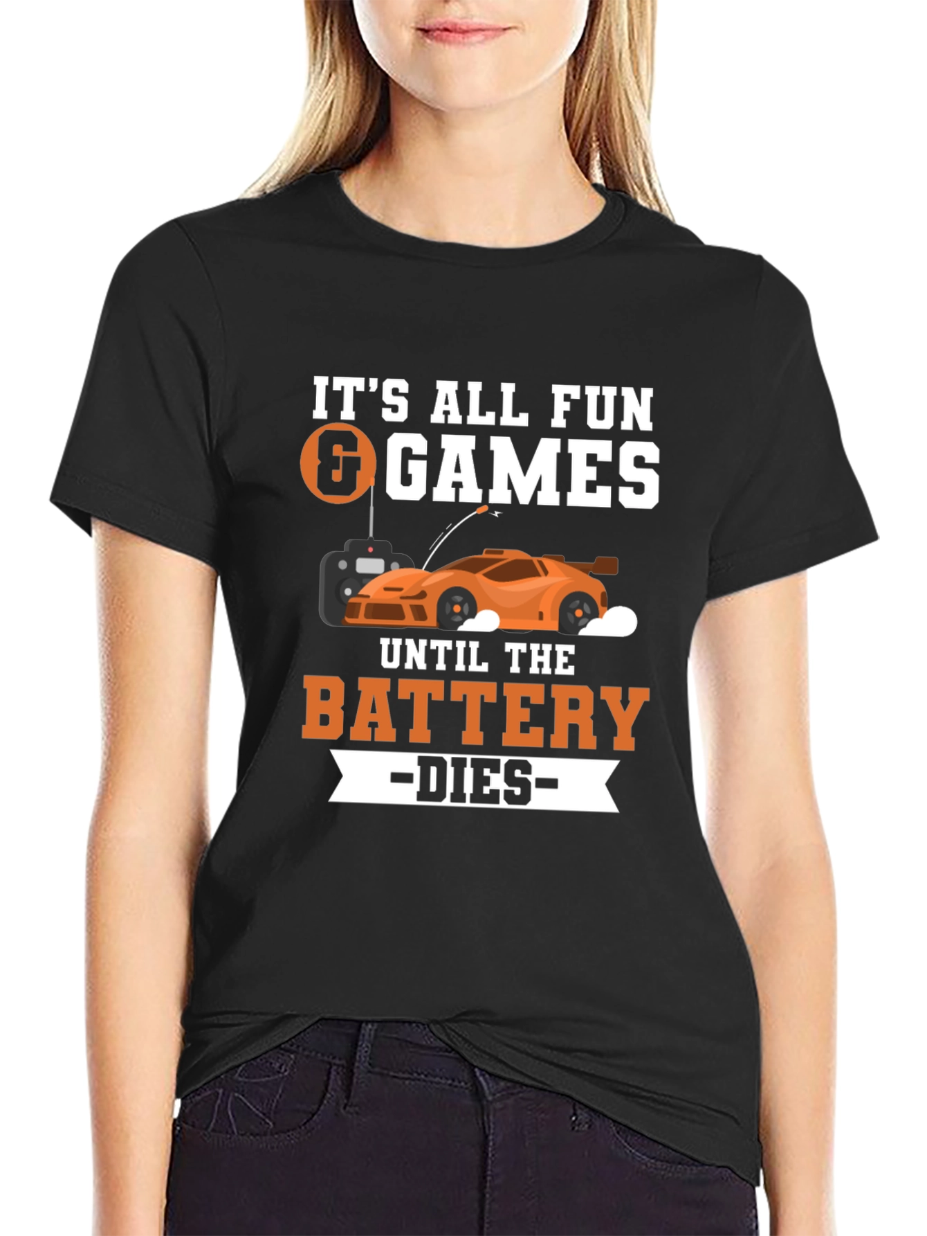 Fun & Games RC Car Battery T-Shirt