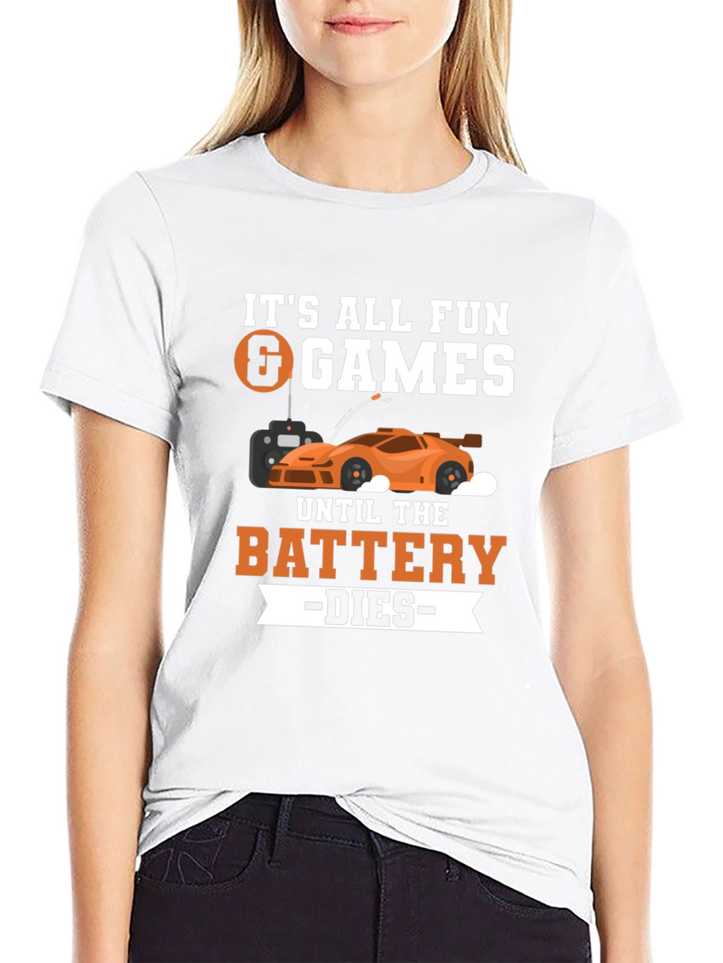 Fun & Games RC Car Battery T-Shirt