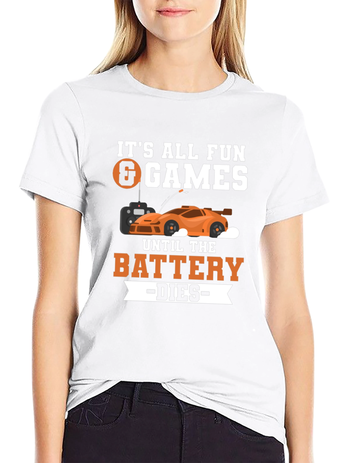 Fun & Games RC Car Battery T-Shirt