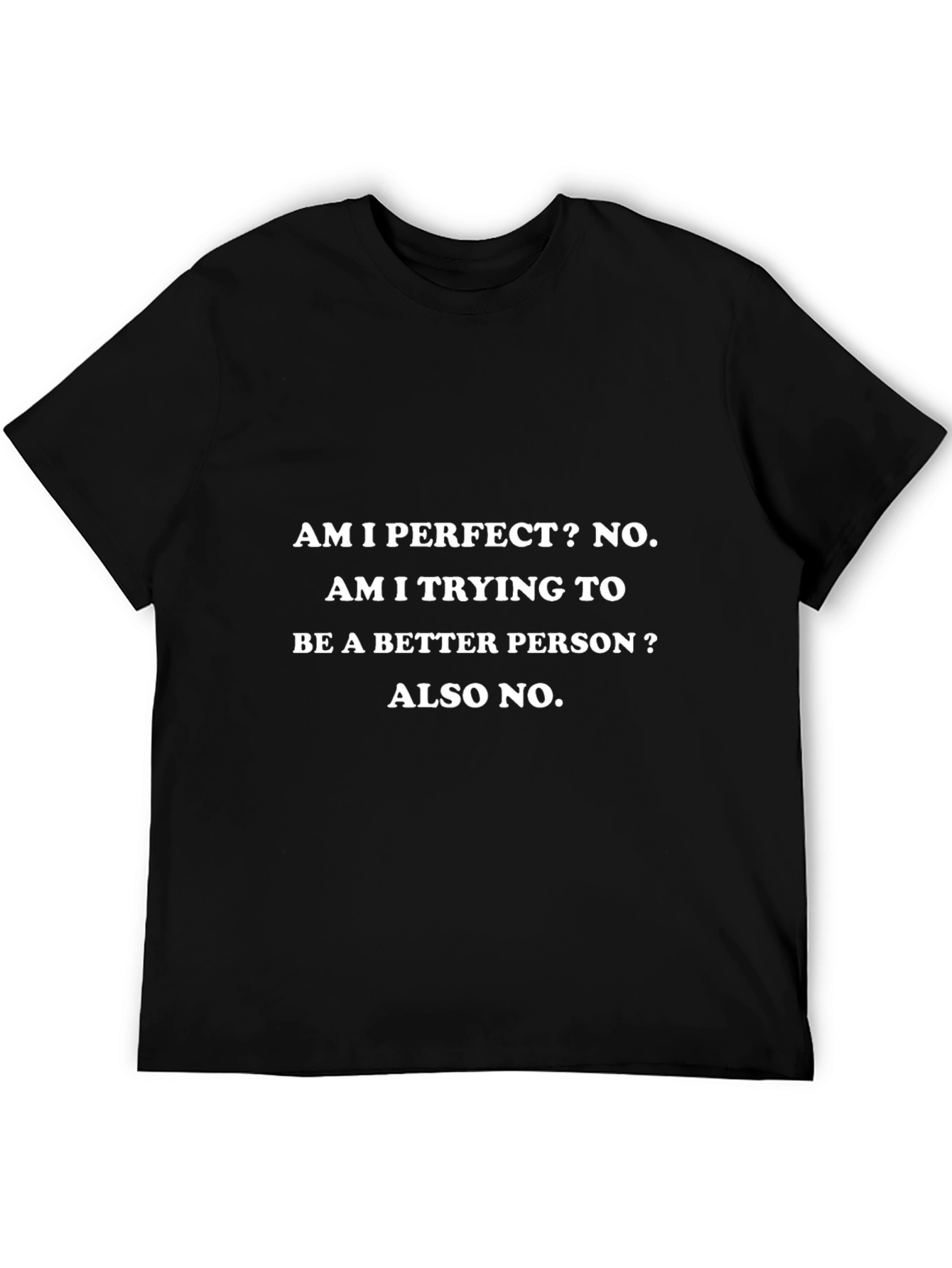 Am I Perfect? Funny Sarcastic T-Shirt