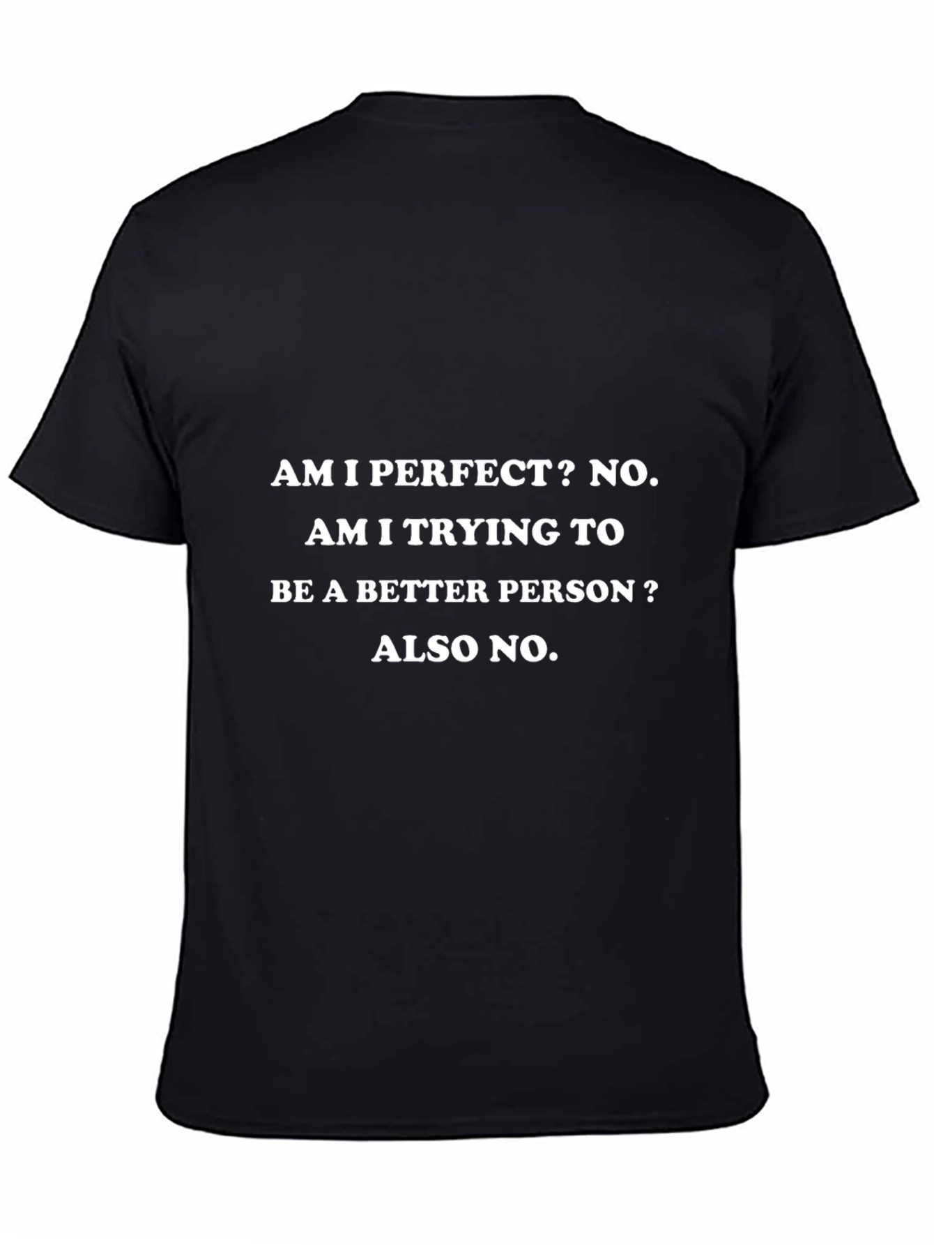 Am I Perfect? Funny Sarcastic T-Shirt