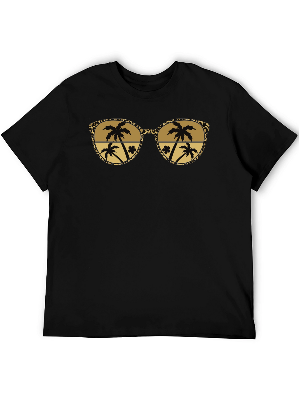 Tropical Palm Tree Sunglasses Graphic Tee