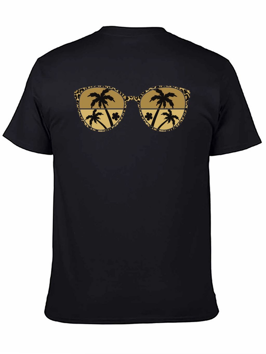 Tropical Palm Tree Sunglasses Graphic Tee