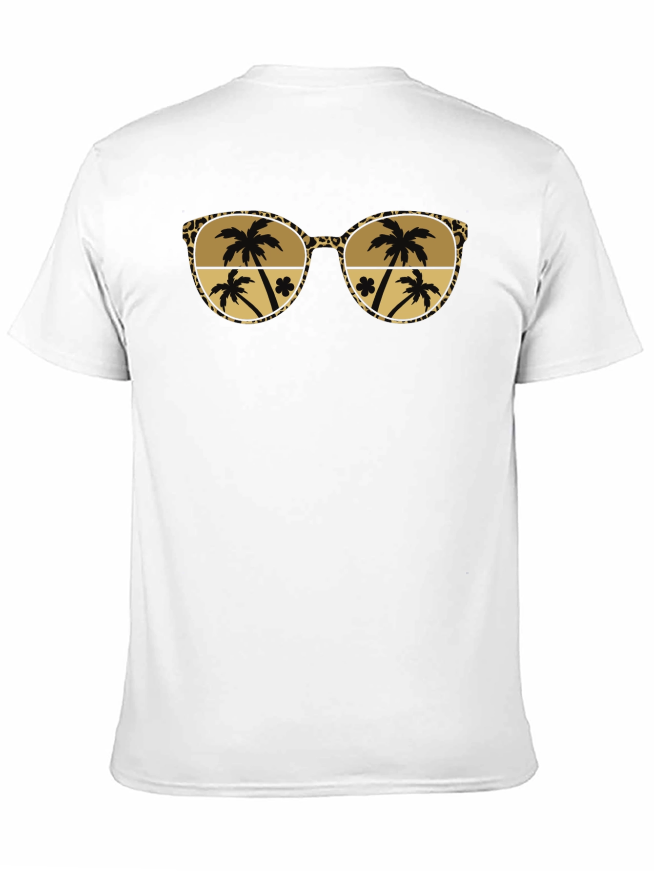 Tropical Palm Tree Sunglasses Graphic Tee