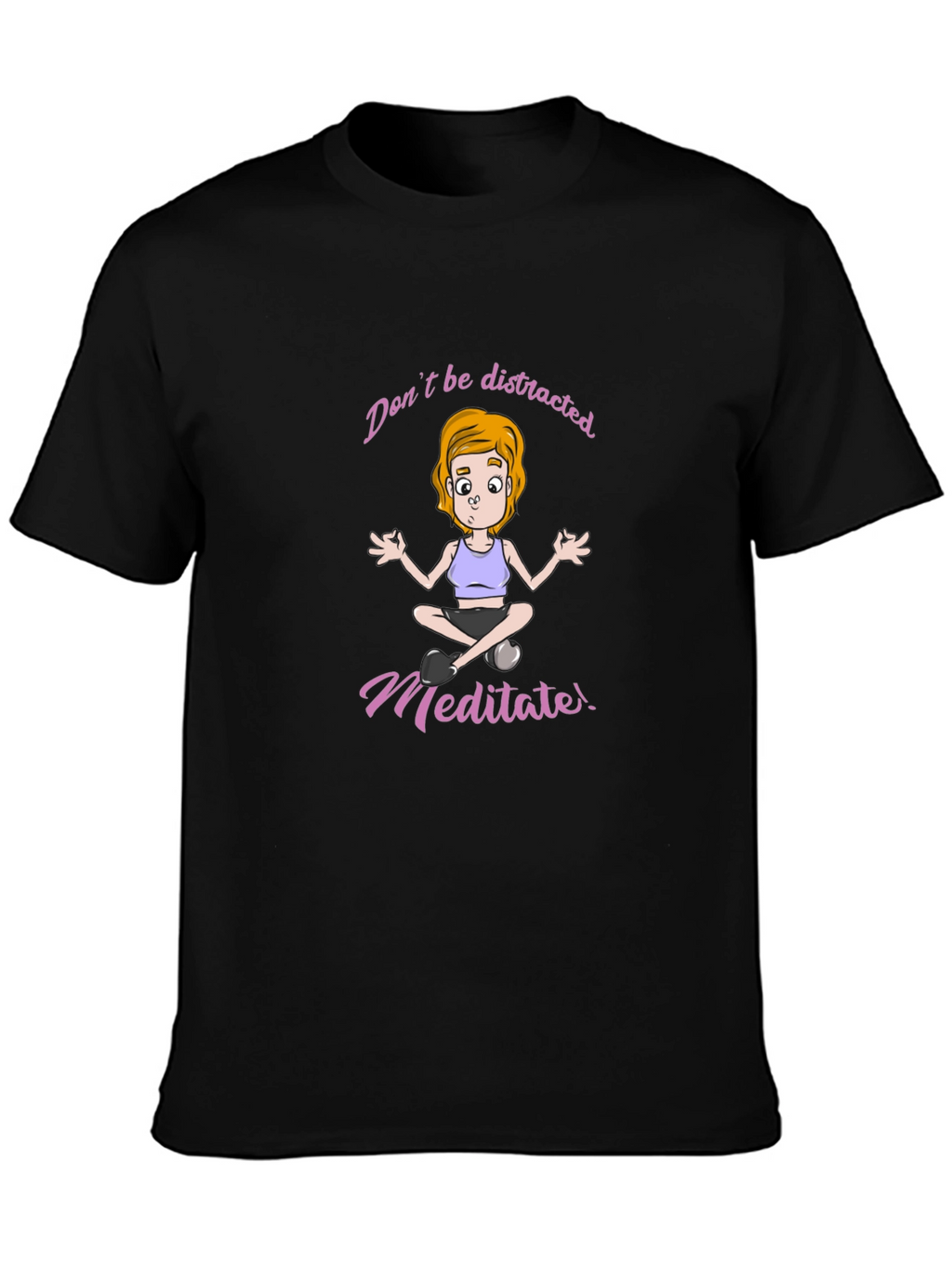 Meditate Graphic Tee - Stay Focused