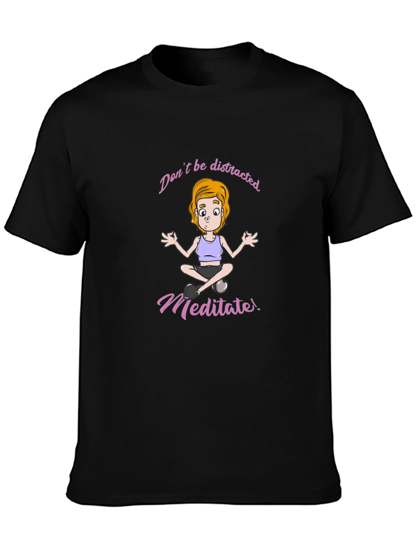 Meditate Graphic Tee - Stay Focused