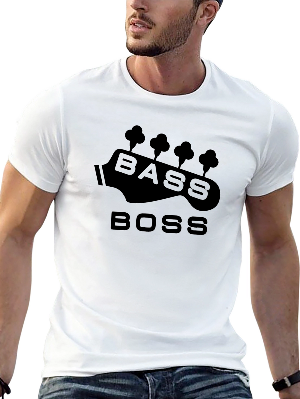 Bass Boss Graphic T-Shirt - Musician Style