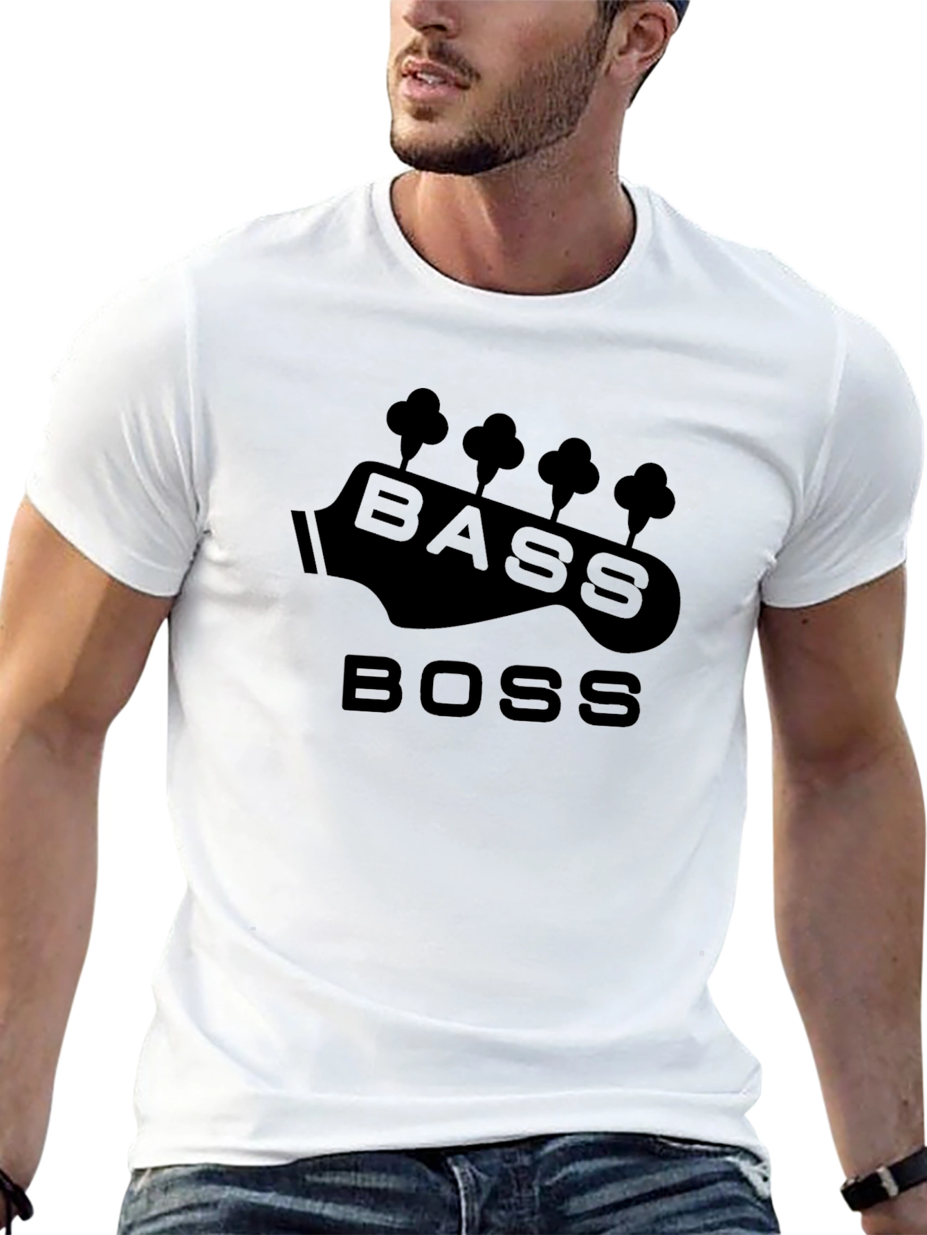Bass Boss Graphic T-Shirt - Musician Style