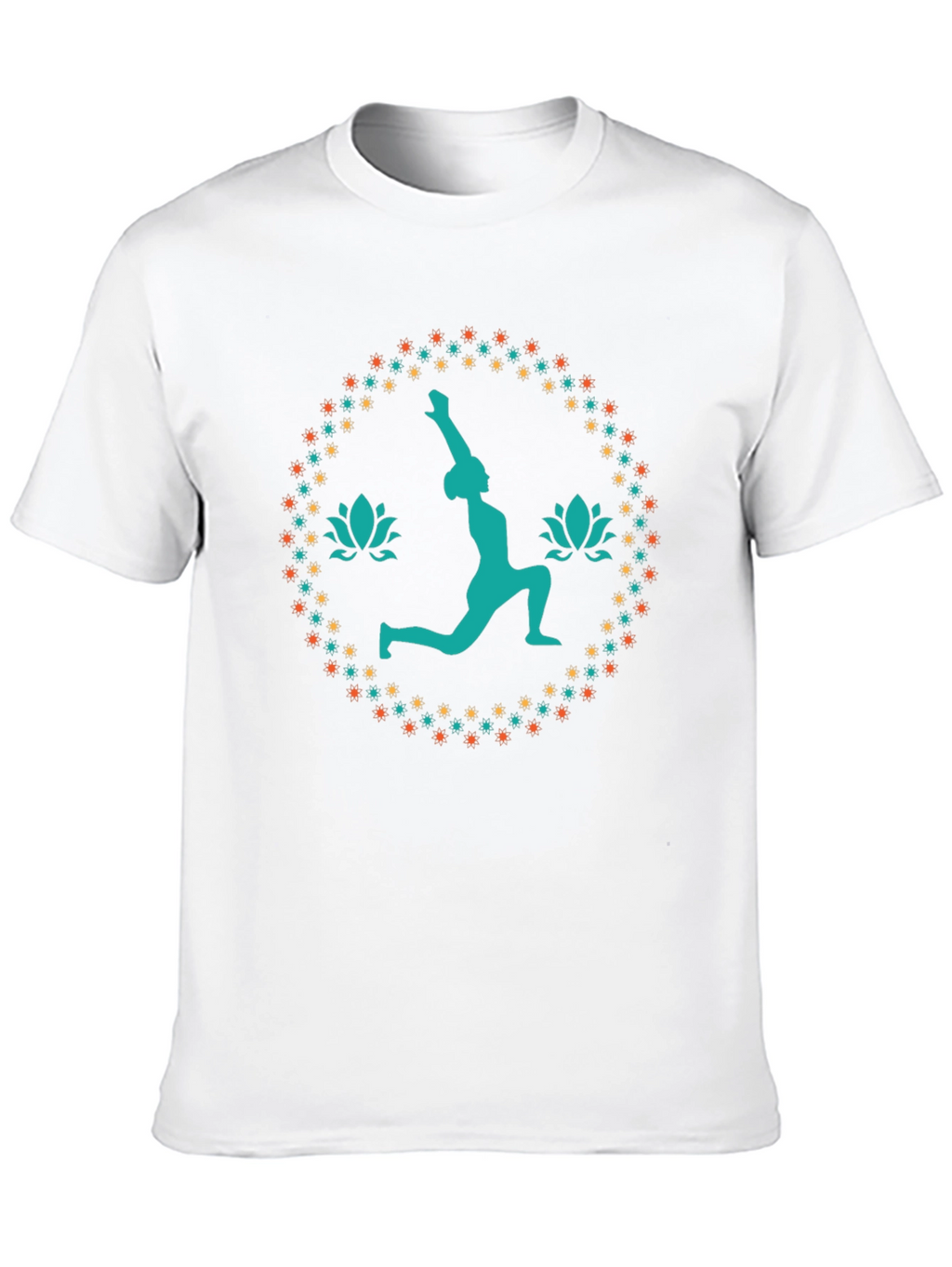 Yoga Pose Graphic Tee - Black Unisex T-Shirt