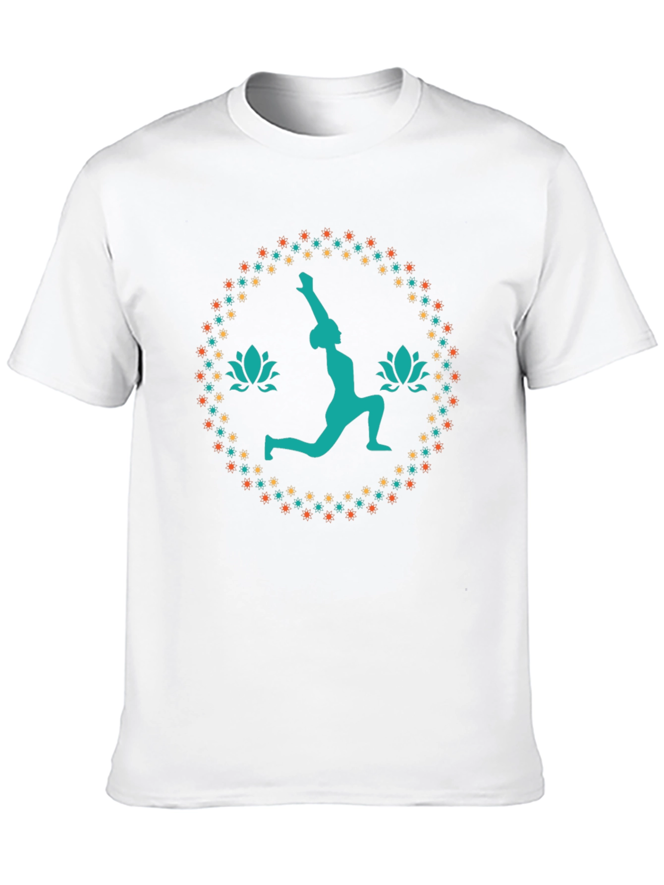 Yoga Pose Graphic Tee - Black Unisex T-Shirt