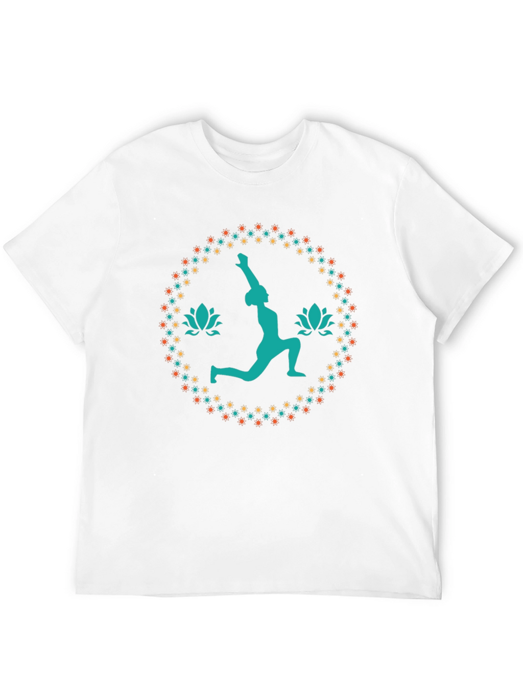 Yoga Pose Graphic Tee - Black Unisex T-Shirt