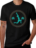 Yoga Pose Graphic Tee - Black Unisex T-Shirt
