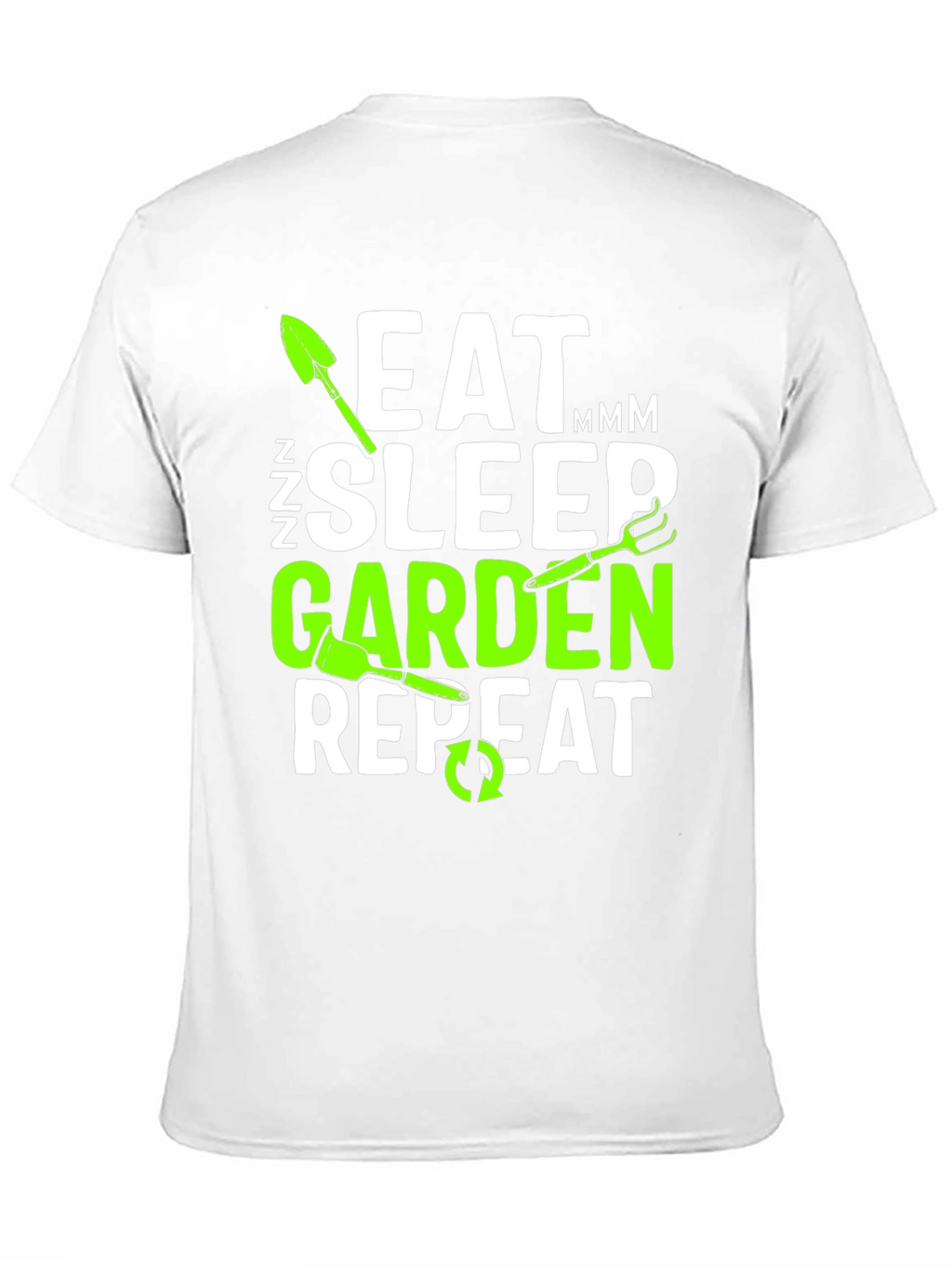 Eat Sleep Garden Repeat T-Shirt - Gardener Gift