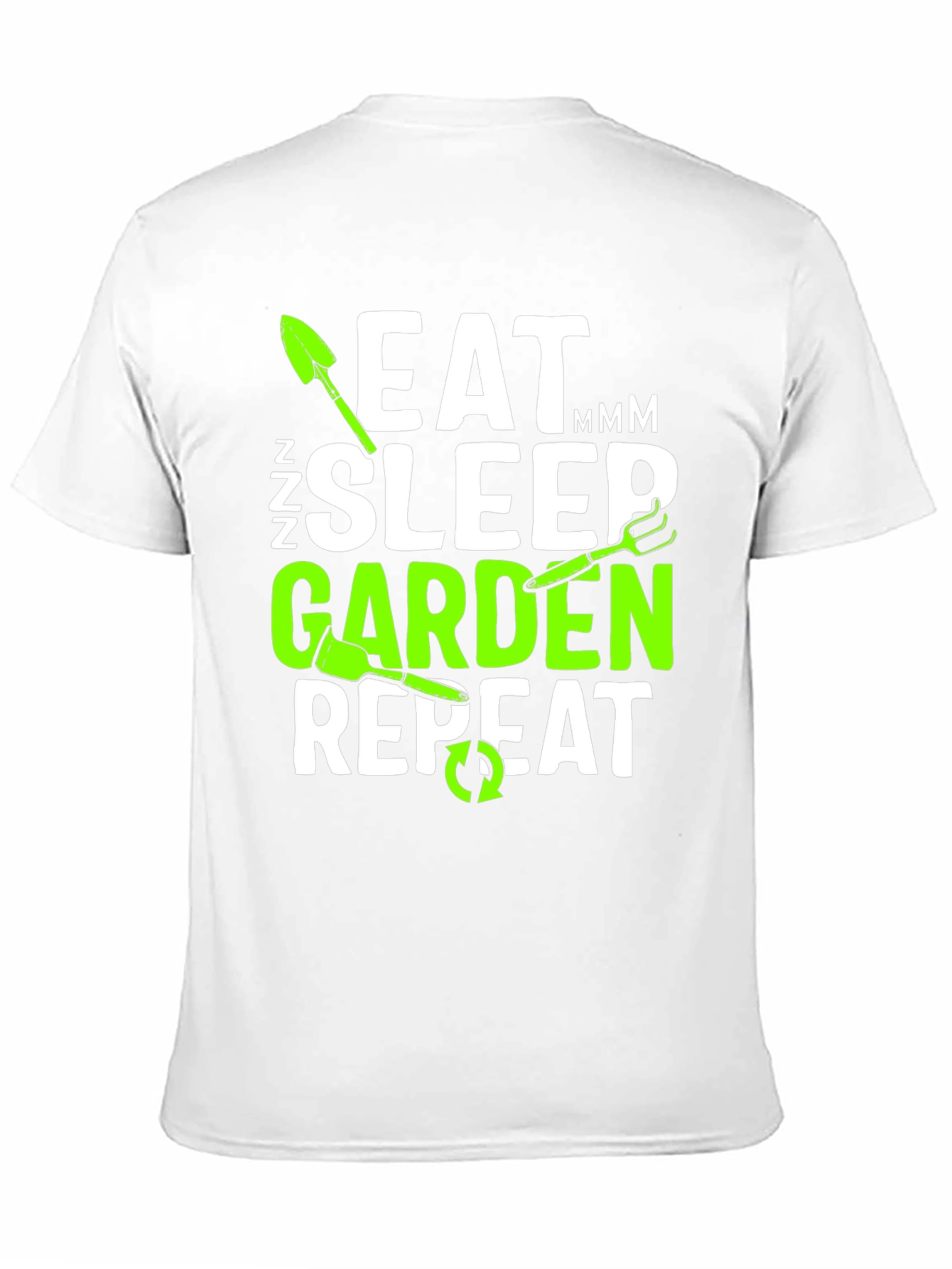 Eat Sleep Garden Repeat T-Shirt - Gardener Gift