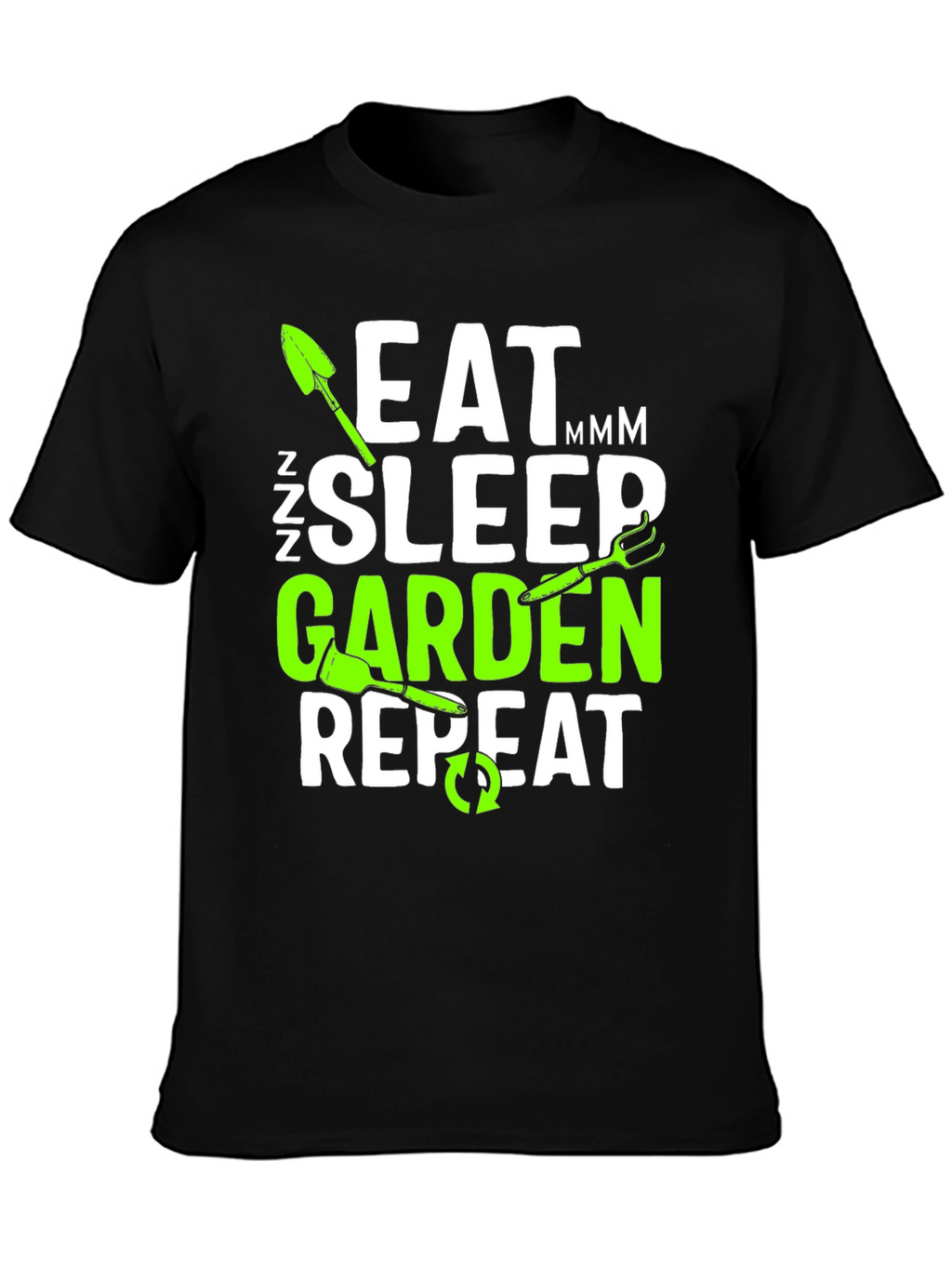 Eat Sleep Garden Repeat T-Shirt - Gardener Gift