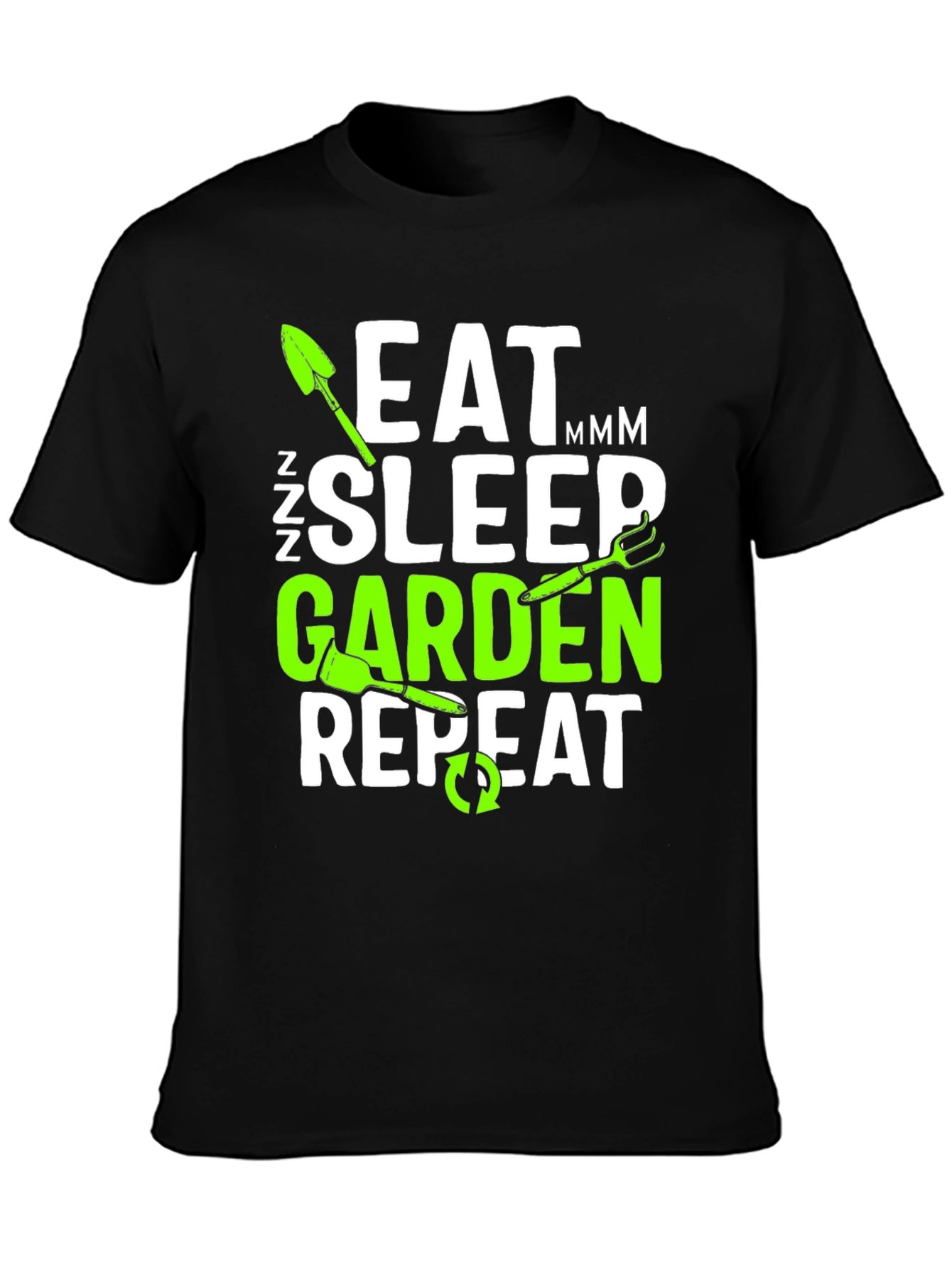 Eat Sleep Garden Repeat T-Shirt - Gardener Gift