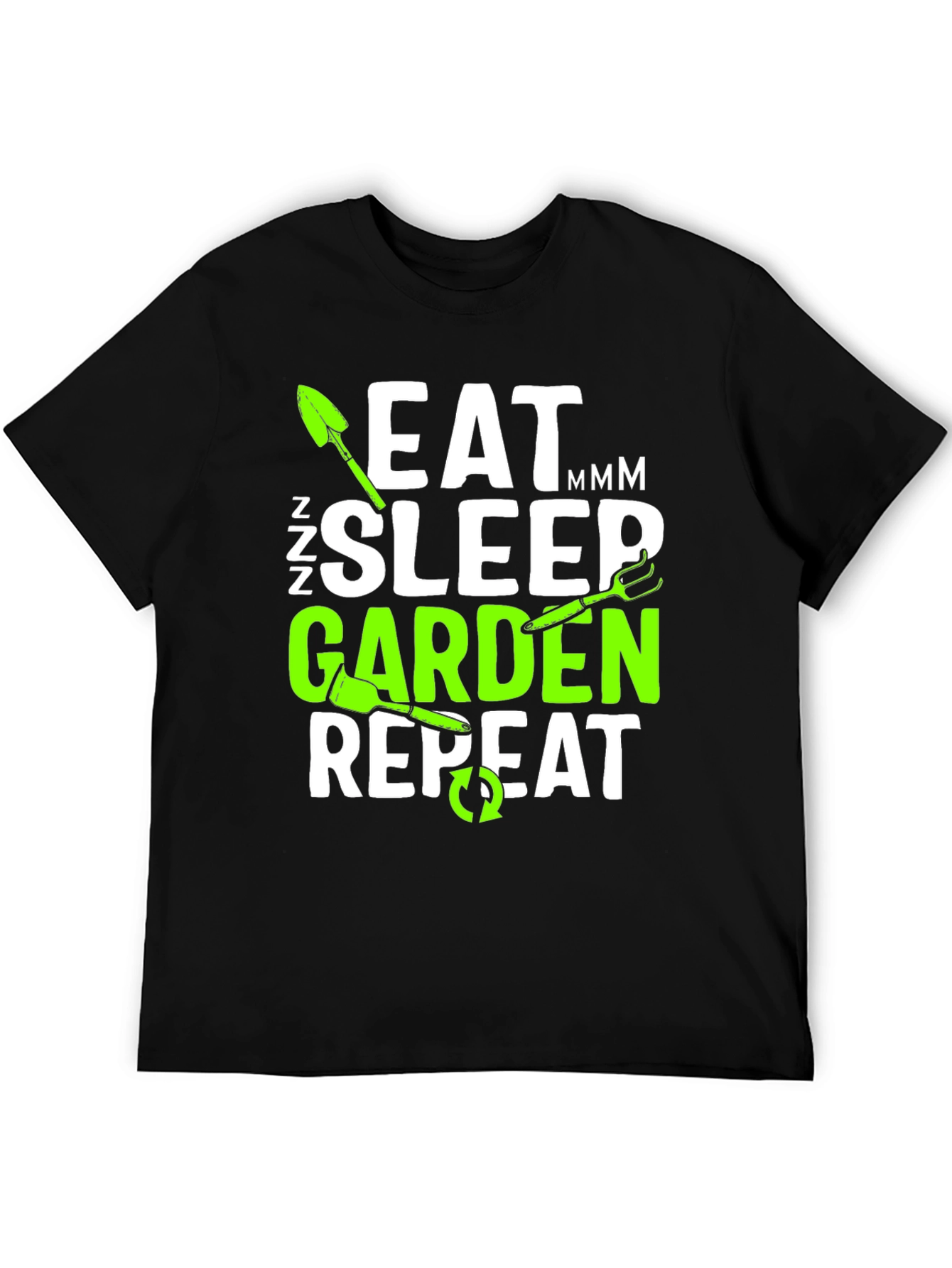Eat Sleep Garden Repeat T-Shirt - Gardener Gift