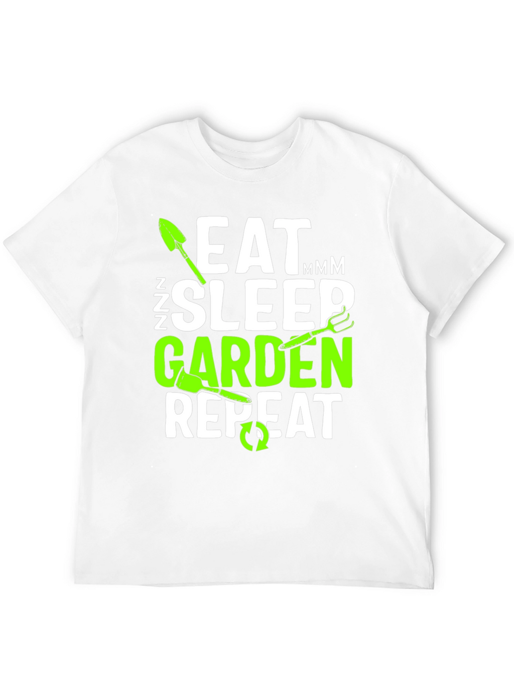 Eat Sleep Garden Repeat T-Shirt - Gardener Gift