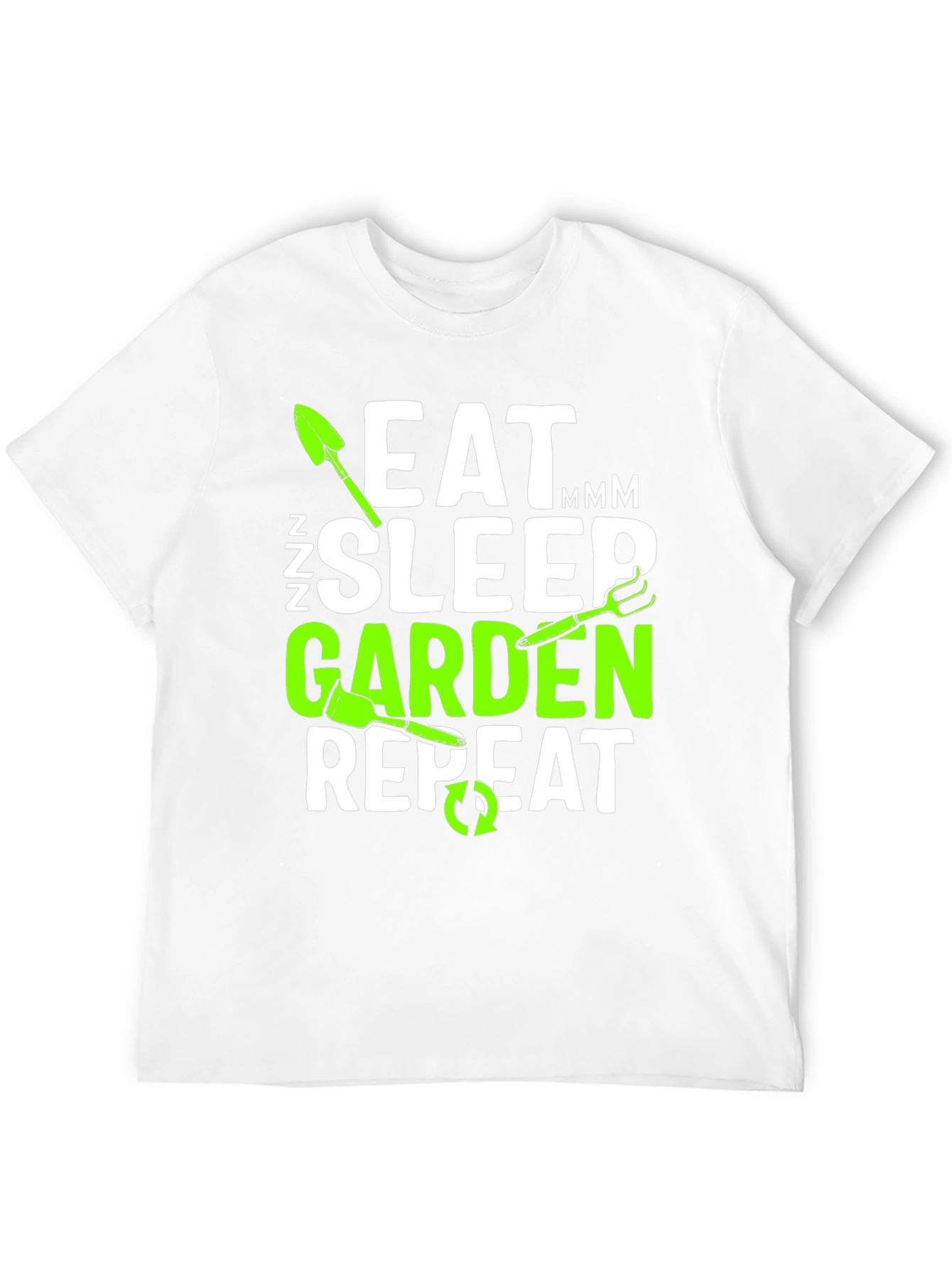 Eat Sleep Garden Repeat T-Shirt - Gardener Gift
