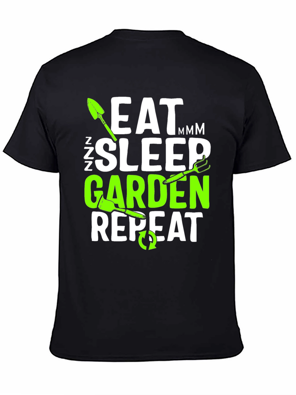 Eat Sleep Garden Repeat T-Shirt - Gardener Gift