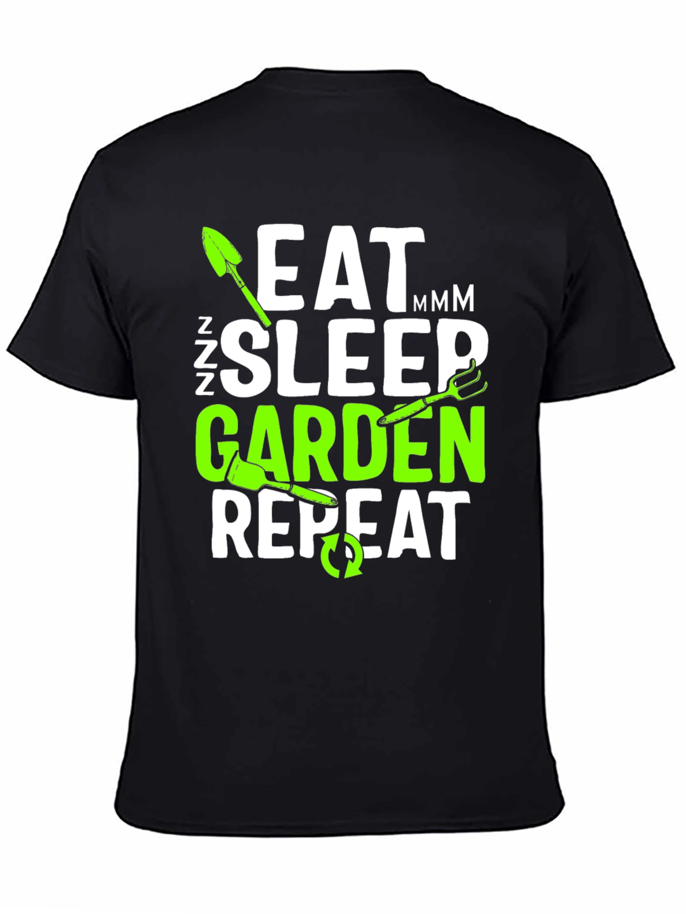 Eat Sleep Garden Repeat T-Shirt - Gardener Gift